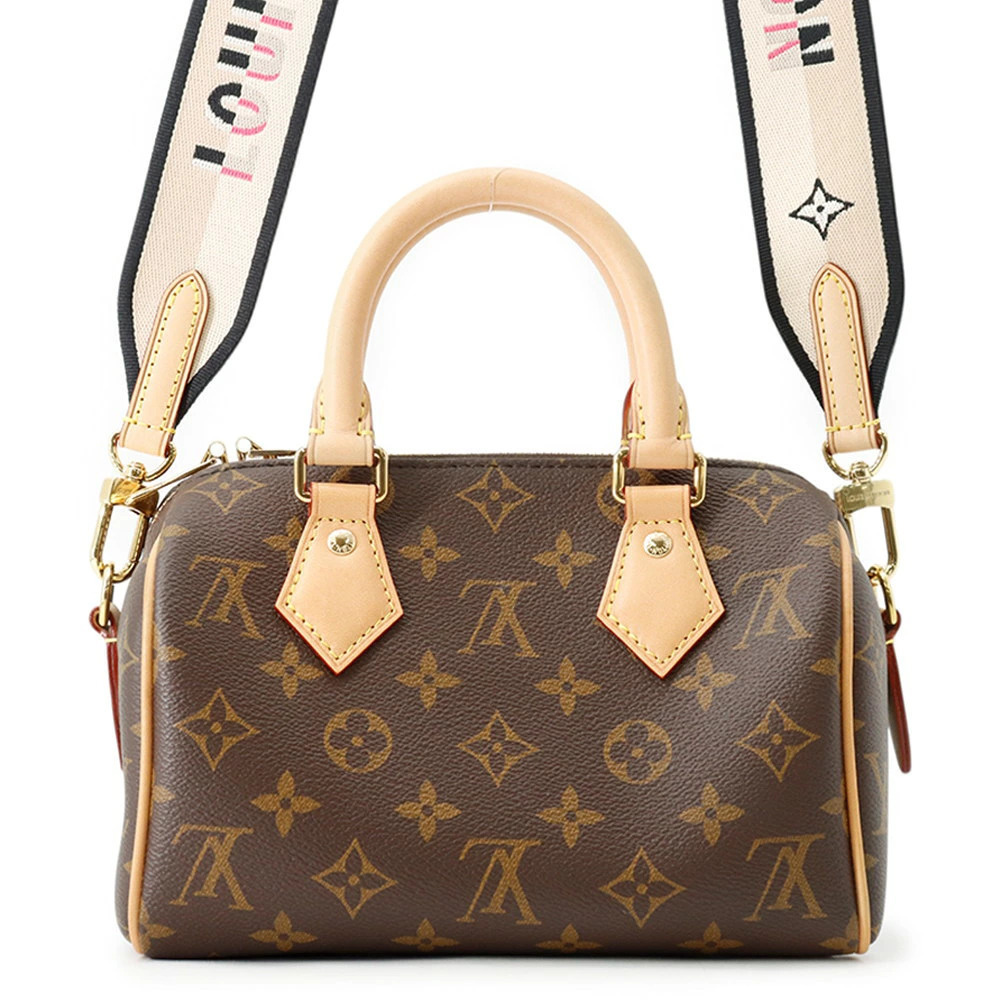 Louis Vuitton Monogram Speedy brown Bandouliere Handbag